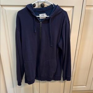 UGG Blue Zip Up Sweater Classic Knit